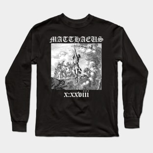 Matthew 10:28 Dangerous Stand Jan Luyken Gothic Long Sleeve T-Shirt